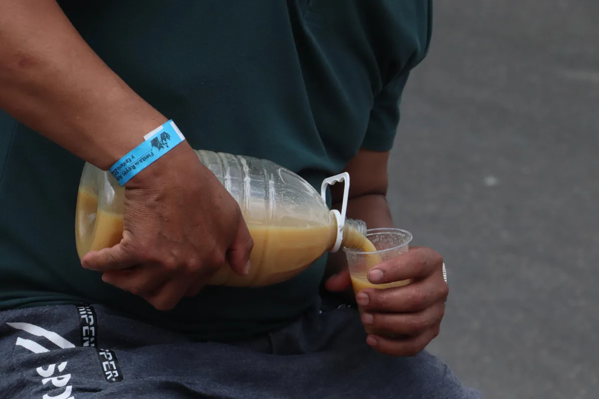 En la cultura muisca, la chicha cumple el papel contrario al tabaco. Mientras este último se relaciona con la claridad de pensamiento, es la chicha la que tiende a nublarlo - Foto: Ronald Cano