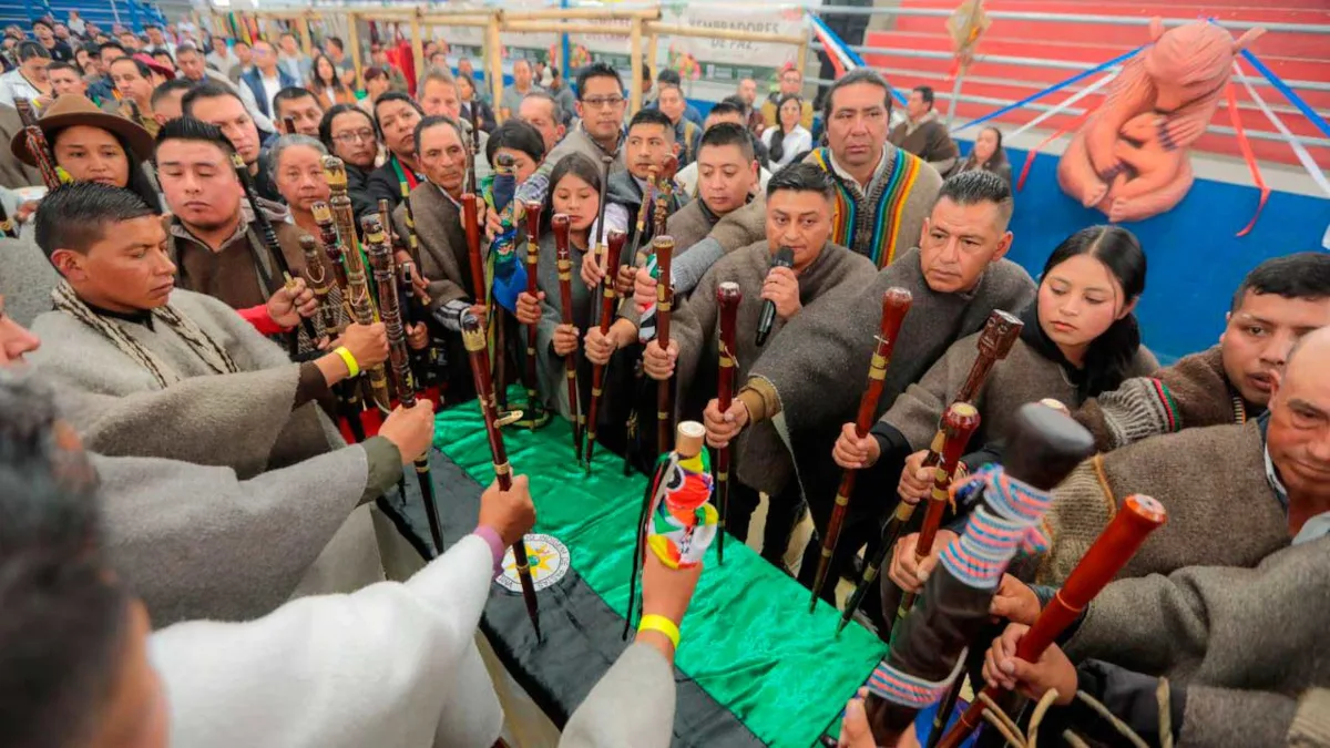 Durante el encuentro, representantes de los pueblos indígenas destacaron la importancia de avanzar en procesos históricos de reconocimiento territorial y formalización de tierras - Foto: Agencia Nacional de Tierras
