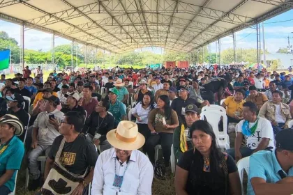 En el marco del congreso, la Confederación Nacional de los Pueblos de la Gran Nación Emberá, CONNPEC, rechazó públicamente cualquier forma de violencia o utilización de menores de edad en escenarios de riesgo - Foto: Secretaría Distrital de Gobierno