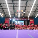 La competencia reunió aproximadamente a 1.800 deportistas de clubes afiliados a la Liga Bogotana de Porrismo, colegios y universidades, consolidándose como una plataforma para visibilizar el talento local, fortalecer el trabajo en equipo y proyectar nuevos procesos deportivos de la ciudad - Foto: IDRD