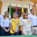 Ante el panorama, la gobernadora Margarita Guerra encabezó la instalación de un Puesto de Mando Unificado (PMU) para monitorear la evolución de la emergencia y coordinar las acciones necesarias para garantizar el normal desarrollo de las votaciones - Foto: Gobernación de Magdalena