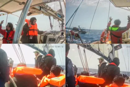 El incidente marítimo ocurrió en aguas internacionales desencadenando reacciones políticas inmediatas en las principales capitales de los gobiernos de la región euroasiática - Foto: Global Sumud Flotilla