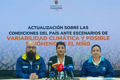 El director de la UNGRD, Carlos Carrillo, hizo un llamado a activar planes de contingencia y fortalecer medidas preventivas frente a posibles sequías, desabastecimiento de agua y presión sobre el sistema energético nacional - Foto: UNGRD
