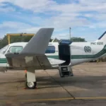 Los disparos impactaron los costados izquierdo y derecho del fuselaje delantero del avión - Foto: Archivo/Policía Nacional