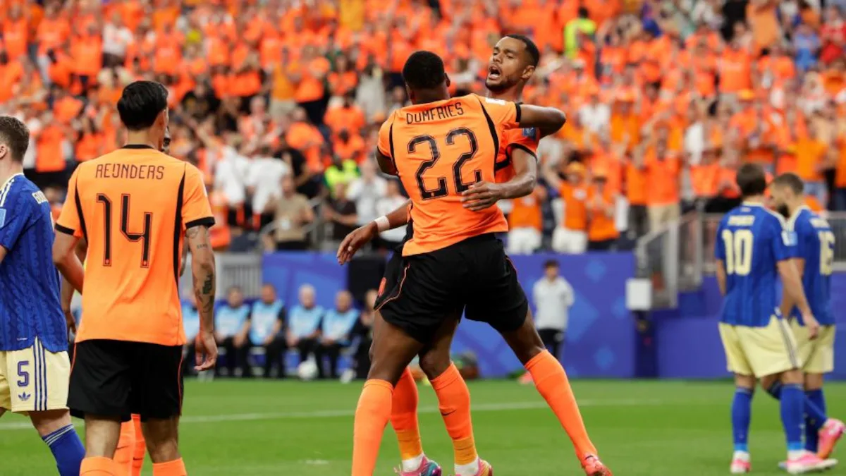 Al minuto 47, recién iniciada la segunda mitad, el atacante del Liverpool, Cody Gakpo, anotó el tercer tanto, y solo siete minutos más tarde, al 54', el propio Gakpo firmó su segundo gol de la jornada para poner una escandalosa pizarra de 4-0 - Foto: Federación Neerlandesa de Fútbol