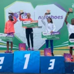 “Estoy muy feliz con mi resultado en los 10K de la Maratón de Río de Janeiro. Es una prueba que llevo en mi corazón, ya que Río de Janeiro es mi segundo hogar. La energía de la gente y el clima fueron fabulosos”, afirmó la corredora colombiana tras cruzar la meta - Foto: Equipo Porvenir