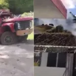 Según los reportes preliminares de las autoridades, la explosión afectó viviendas y espacios frecuentados por comunidades campesinas de la región. El atentado generó momentos de pánico entre los habitantes, quienes debieron buscar refugio mientras se desarrollaban las primeras labores de emergencia - Foto: Captura Vídeo Redes Sociales