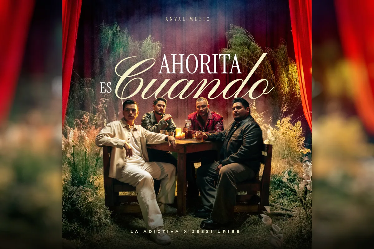 El track principal del álbum, Ahorita Es Cuando, ha sido seleccionado como el tema central. Este poderoso dueto junto al cantante colombiano Jessi Uribe, repleto de sentimiento y pasión, promete conquistar a los seguidores - Foto: La Adictiva