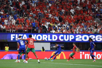 Para Haití, el gol inicial de la noche representó romper una sequía histórica de 52 años sin anotar en una Copa del Mundo, puesto que su última anotación se remontaba a la edición de Alemania 1974 - Foto: FIFA