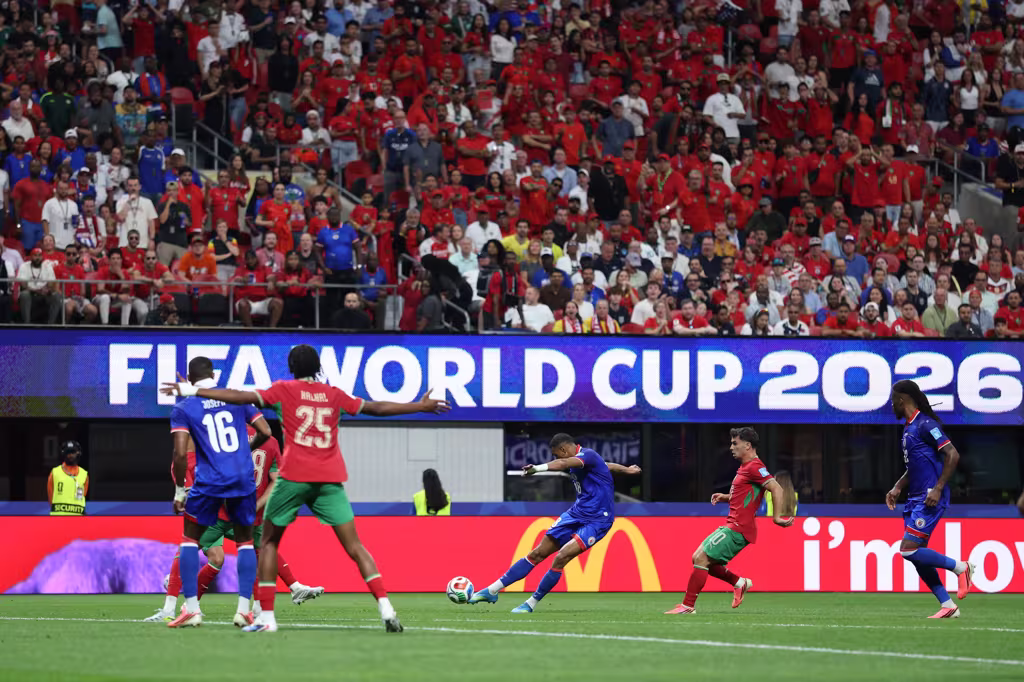 Para Haití, el gol inicial de la noche representó romper una sequía histórica de 52 años sin anotar en una Copa del Mundo, puesto que su última anotación se remontaba a la edición de Alemania 1974 - Foto: FIFA