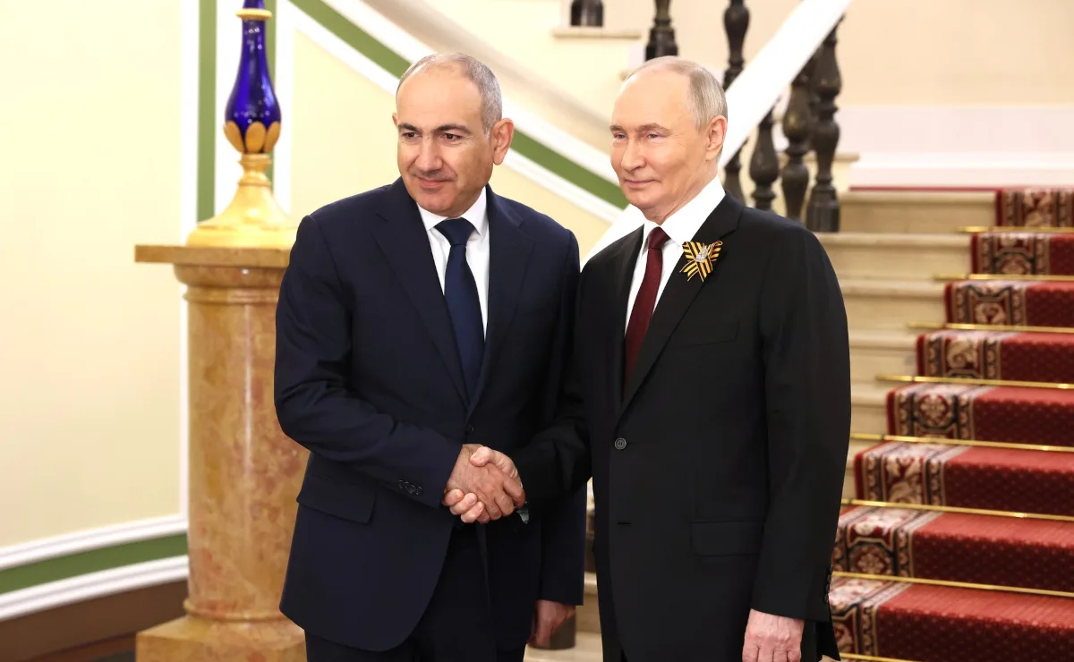 La campaña electoral estuvo dominada por el debate sobre la política exterior armenia. Pashinián defendió la profundización de las relaciones con la Unión Europea y Estados Unidos, mientras sus adversarios plantearon la necesidad de preservar vínculos más estrechos con Moscú - Foto: Kremlin