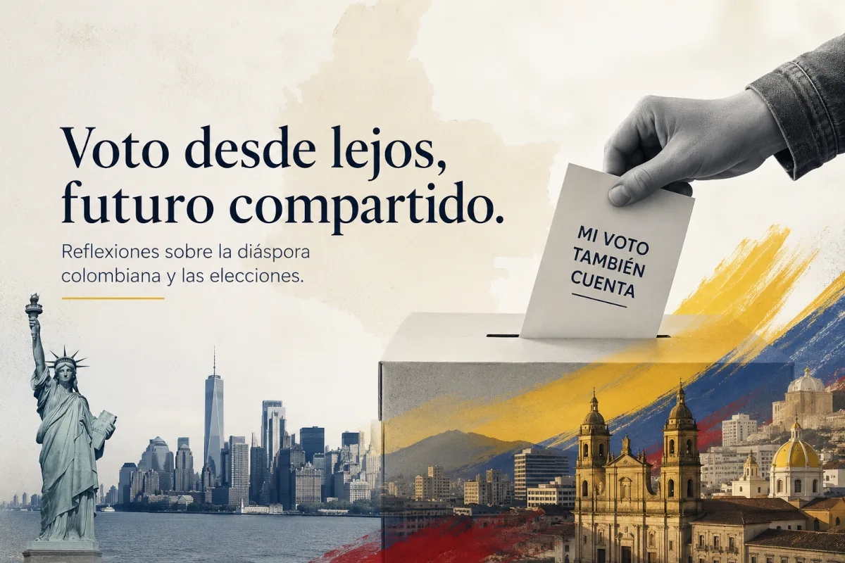 Pero votar desde la distancia también exige responsabilidad. La nostalgia no puede ser el único lente para decidir el futuro de quienes siguen enfrentando, todos los días, las consecuencias de cada gobierno, de cada política pública, de cada promesa incumplida y de cada discurso que se instala como verdad - Imagen: Julieth Cabral
