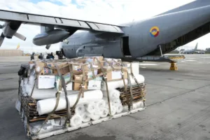 El despliegue humanitario fue coordinado por la Unidad Nacional para la Gestión del Riesgo de Desastres (UNGRD), en articulación con el Ministerio de Salud, la Cancillería y otros organismos del Sistema Nacional de Gestión del Riesgo - Foto: UNGRD