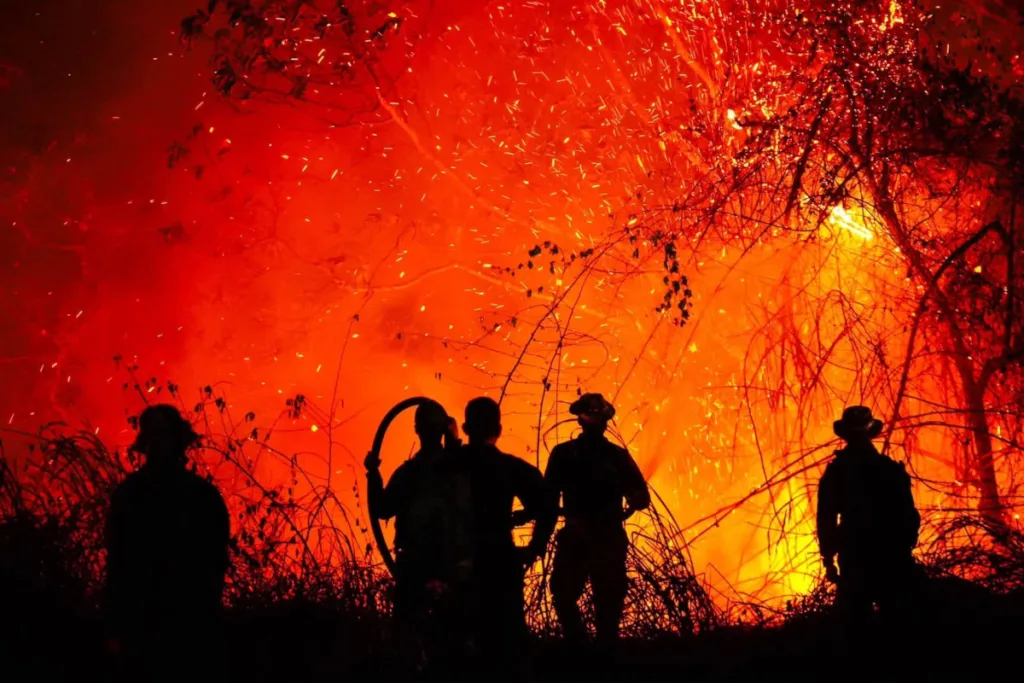 Tolima concentra la mayor parte de los incendios activos. Entre las emergencias se encuentra el incendio en Suárez, en el sector de Cerro Las Mercedes, así como el registrado en San Luis, en el área del CENOP, Campoalegre - Foto: Gobernación del Tolima