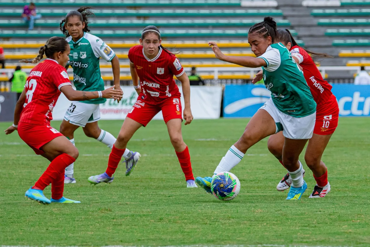 La fecha se cerró el 26 de agosto con el clásico vallecaucano entre América de Cali y Deportivo Cali, disputado en el estadio Pascual Guerrero. El cuadro verdiblanco se impuso 2-1 gracias a una destacada actuación de Ingrid Guerra - Foto: Deportivo Cali Femenino