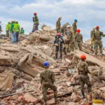 Con este corte, el terremoto deja 287 personas fallecidas, 4.147 heridas, 194 desaparecidas y 355 rescatadas. En vivienda, se contabilizan 127.608 inmuebles averiados y 26.392 destruidos, además de 197 edificios colapsados - Foto: Ejército Nacional