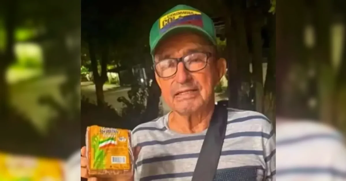 La iniciativa comenzará con Luis Felipe Yagüé Cotazo, conocido como “don Luis”, un vendedor de panela de Florencia, Caquetá, cuya historia se hizo viral después de que un cliente dejara de comprarle por sus afinidades políticas. El caso fue convertido por el Gobierno entrante en el primer piloto de una propuesta que busca presentar el emprendimiento y el trabajo independiente como herramientas de progreso económico - Foto: Redes Sociales
