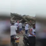En Quibdó, capital del Chocó, se reportaron daños importantes en edificaciones y personas lesionadas. Las autoridades departamentales advirtieron además sobre la posibilidad de réplicas y mantienen la evaluación de la infraestructura para establecer el alcance de las afectaciones - Foto: Captura Vídeo Redes Sociales