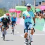 El ganador de la primera etapa de la Vuelta a Colombia Sistecrédito 2026 fue el antioqueño Wilmar Paredes, del Team Medellín-EPM. El corredor se impuso en Pitalito con un tiempo de 4 horas, 52 minutos y 52 segundos y se convirtió en el primer líder de la clasificación general - Foto: Fedeciclismo