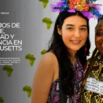 Representantes de Casa de Artesanos Julieth Cabral y Afri(K)que durante un encuentro cultural en Massachusetts. Afri(K)que, liderada por Karina Dise, organiza el Monson Cultural Picnic, que se realizará este 5 de septiembre. Foto: Casa de Artesanos.