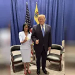 El encuentro fue a puerta cerrada y no tuvo acceso de la prensa. Además de Trump y Rodríguez participaron el secretario de Estado estadounidense, Marco Rubio; el secretario del Tesoro, Scott Bessent; la jefa de gabinete de la Casa Blanca, Susie Wiles, y el subjefe de gabinete Stephen Miller - Foto: X/Delcy Rodríguez