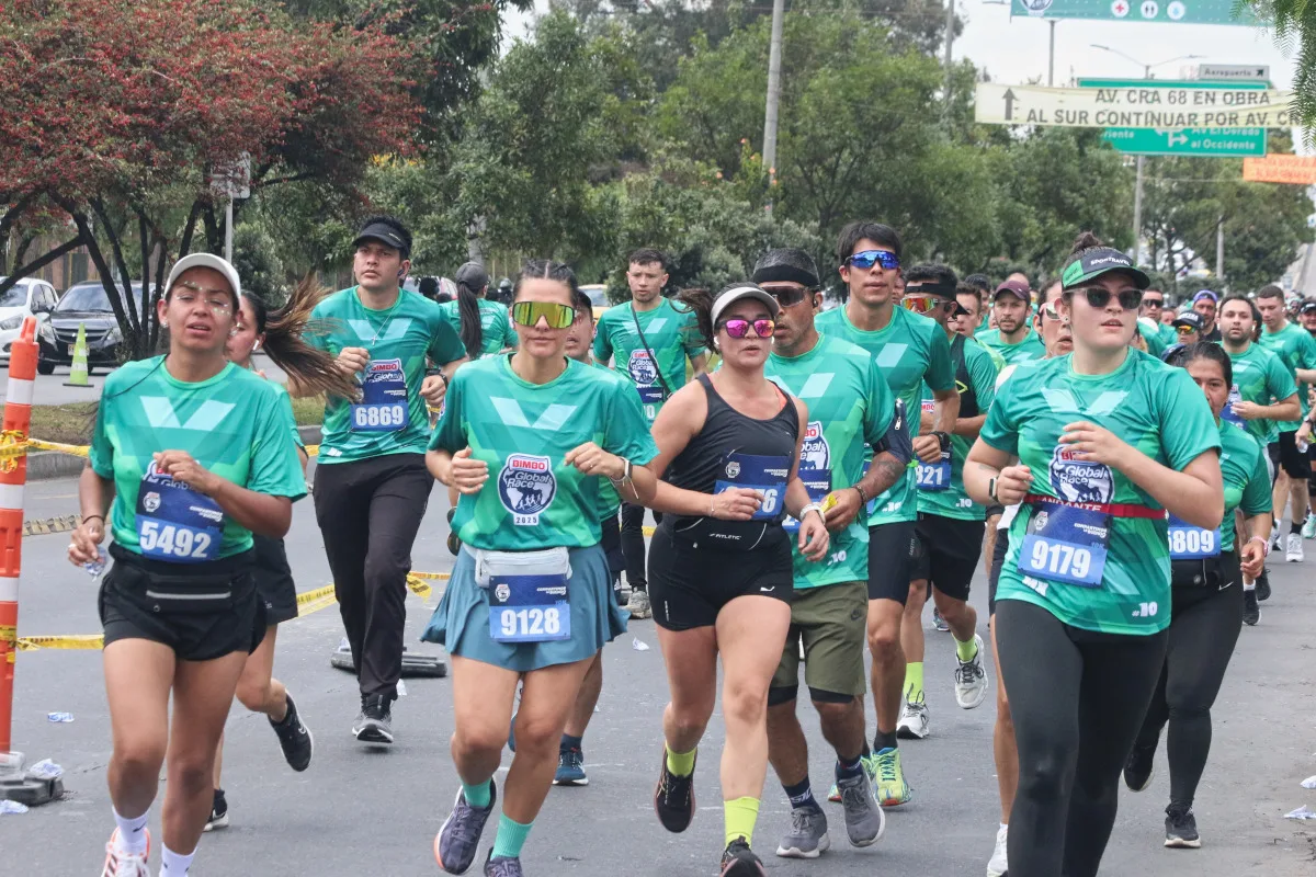 La jornada hace parte de la celebración de los 30 años de Grupo Bimbo en Colombia y se desarrolla bajo la campaña “Compartimos lo bueno”. La organización plantea el evento como una actividad que combina deporte, bienestar y una iniciativa de apoyo alimentario - Foto: Archivo/Ronald Cano