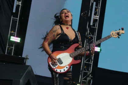 Las primeras invitadas internacionales llegaron a la mitad de la tarde, Las Ultrasónicas de México, demostraron toda su trayectoría y el lugar que estas mujeres han construído en el mundo del punk latinoamericano - Foto: Ronald Cano