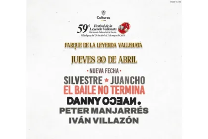 La noche del jueves 30 de abril estará acompañada además por dos voces fundamentales del vallenato: Iván Villazón y Peter Manjarrés, artistas que han marcado la historia del género y que se suman a esta celebración para reforzar el espíritu tradicional y emotivo que define al Festival de la Leyenda Vallenata - Foto: Breakfast Live