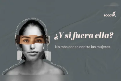 La campaña identifica como manifestaciones de acoso sexual callejero las miradas insistentes, los gestos obscenos, los comentarios o piropos de contenido sexual, el exhibicionismo, las persecuciones y los tocamientos, entre otras conductas que pueden afectar la tranquilidad y seguridad de las mujeres en el espacio público - Foto: Alcaldia de Bogotá