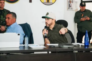 Durante el consejo, el Gobierno anunció medidas para reforzar la seguridad en Norte de Santander y mantener una ofensiva contra las organizaciones criminales. También se estableció un seguimiento a los compromisos adquiridos durante la reunión - Foto: Presidencia