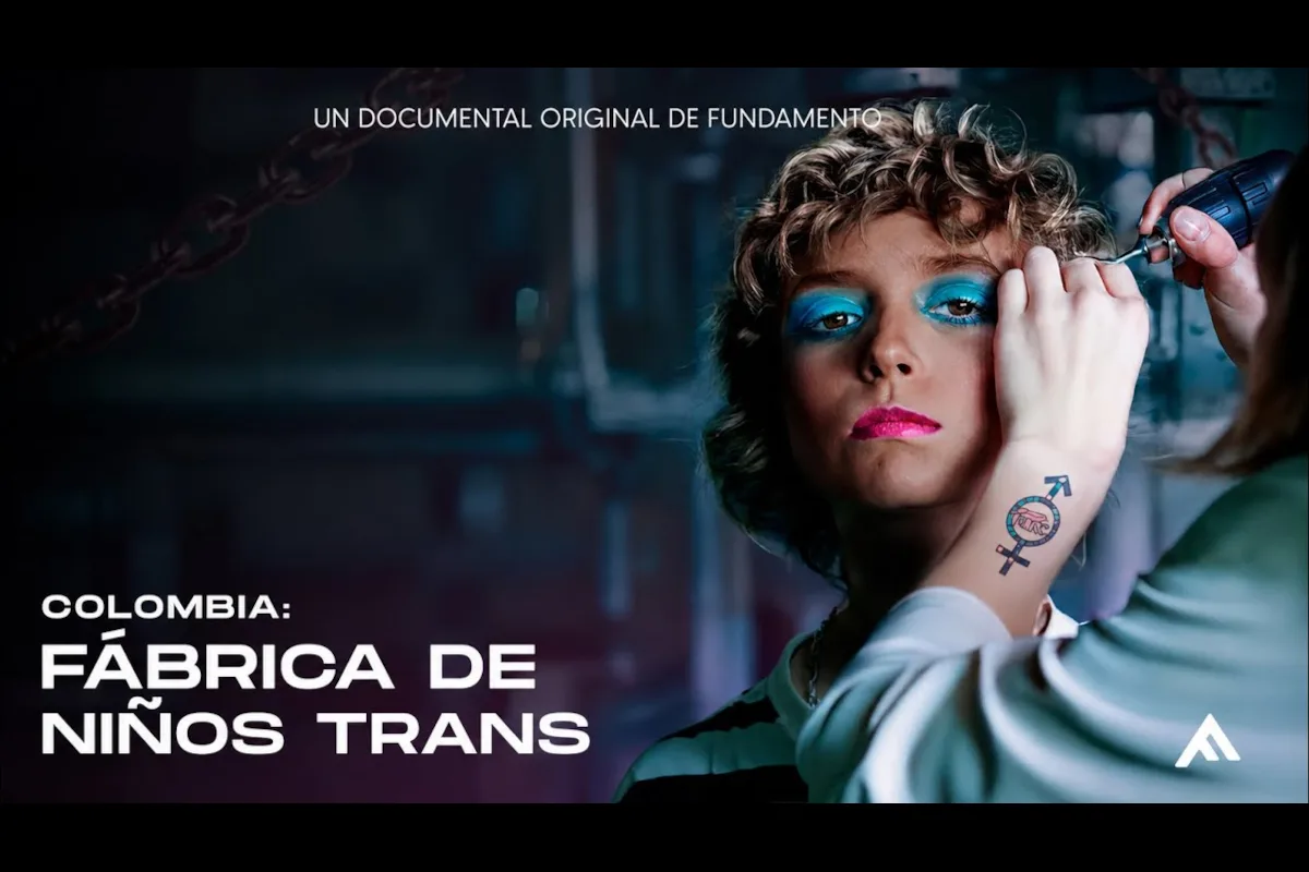 El documental plantea que en Colombia existe una estructura que estaría promoviendo procesos de afirmación de género entre menores y utiliza la expresión “fábrica de niños trans” para describirla. Sin embargo, varias de sus afirmaciones cuantitativas y médicas no están acompañadas de fuentes identificables o no coinciden con los datos oficiales disponibles - Foto: Documental Colombia: Fábrica de Niños Trans