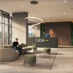 Se trata de Click Living, un proyecto desarrollado por Arquitectura y Concreto que se encuentra en etapa de preventa. La oferta contempla apartamentos de una y dos habitaciones, con unidades desde aproximadamente 40 metros cuadrados y más de 20 espacios comunes y amenidades - Foto: Click Living