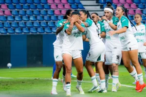 Con el triunfo, Deportivo Cali alcanzó los siete puntos en el Grupo D y aseguró su presencia en los cuartos de final de la Copa Libertadores Femenina. La victoria tuvo como protagonistas a María Morales, autora de dos goles, e Ingrid Guerra, quien contribuyó con la segunda anotación - Foto: Deportivo Cali Femenino