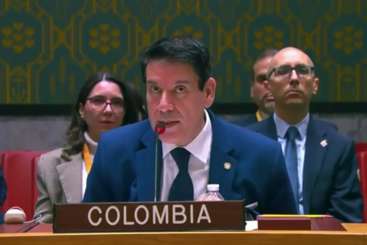 «El Acuerdo de Paz de 2016 no es un modelo para el mundo», afirmó el embajador ante los integrantes del Consejo de Seguridad. Su intervención se produjo en el marco de la discusión sobre la continuidad de la presencia de Naciones Unidas en el seguimiento al proceso de implementación - Foto: Naciones Unidas