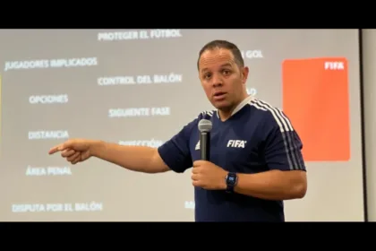 Restrepo había asumido la dirección técnica en julio, después de la salida de Ímer Machado. Antes de llegar a esa responsabilidad había estado al frente del área relacionada con el VAR desde febrero de 2023 - Foto: Captura Vídeo