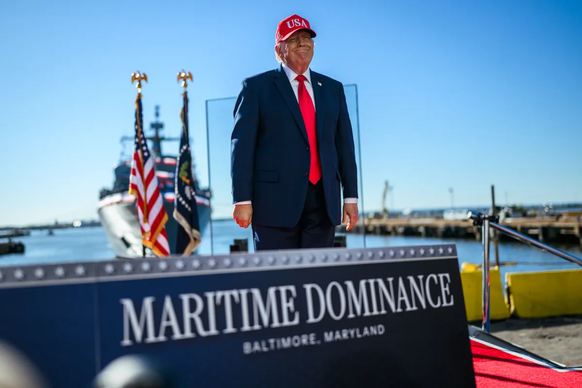“Estaba pensando en el Atlántico o el Pacífico. Lo llamaríamos océano Trump u océano de las Américas, algo así”, dijo el mandatario, según el registro de sus declaraciones divulgado por medios estadounidenses - Foto: The White House